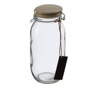 Orsina Versatile Small Storage Jar, Stylish Glass Jar With Lid For Kitchen Counter, Durable Airtight Storage Jar