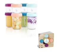 Glass Storage Jars & Recipe Book Multi-Coloured