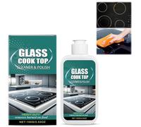Glass Stove Top Cleaner Polish, Scratch Free Ceramic Hob Cleaner & Hob Cleaners Spray - Heavy Duty Cooktop Cleaners and Polish, Streak-Free Shine for Student & Rental Kitchens (1PC)