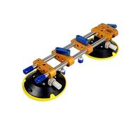 Glass Suction Cups, 6 Inch Seamless Stone Seam Setter Manual Rubber Vacuum Leveling Setter for Joint with 6inch Suction Cups Solid Countertop Installation Tool