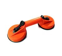 Glass Suction Cups - Heavy Duty Vacuum Suction Cup for Heavy Glass & Granite Lifting with Double Sided 4.6" Rubber Pad & Durable Handle - 60Kg 132lbs Capacity