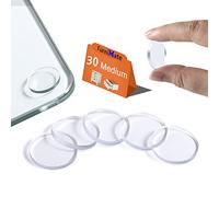 Glass Table Top Anti Slip Pads-Glass Table Top Bumpers, 30PCS 3/4 inch Non Adhesive Medium