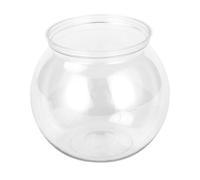 Glass Tabletop Aquarium - Clear Water Habitat Containers Small Tabletop Aquarium | Clear Round Aquarium, Fish Habitat Large Bubble Container With