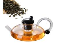 Glass Tea Infuser - Tea Infuser Pot | 600ml 20oz Heat-Resistant Coffee Kettle | Multifunctional Beverage Kettle | Practical Kitchen Utensil | Suitable for Teaa Preparation at Home, Studio, Parties