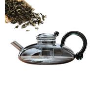 Glass Tea Infuser - Tea Infuser Pot | 600ml 20oz Heat-Resistant Coffee Kettle | Multifunctional Beverage Kettle | Practical Kitchen Utensil | Suitable for Teaa Preparation at Home, Studio, Parties