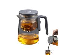 Glass Tea Kettle, Glass Tea Infuser Kettle, Leak-Proof Infuser Kettle - Tea and Water Separating Teapot from Bulk Kettle to Travel to the Milk