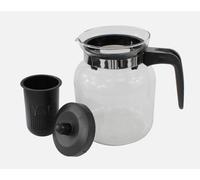 Glass Teapot 1.5L Herbal Infusion Leaf Tea Infuser Strainer Coffee Pot
