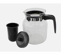 Glass Teapot 1.5L Herbal Infusion Leaf Tea Infuser Strainer Coffee Pot