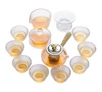 Glass Teapot and Coffee Pot Set - Heat-Resistant Household Tea Ceremony Set