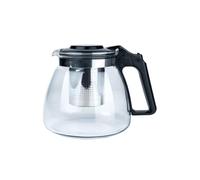 Glass Teapot with Infuser 1000/2000ml Borosilicate Heat Resistant | Teapot with stainless steel infuser, 1000ml & 2000ml options, thermal-shock resistant, clear body for loose leaf & blooming t