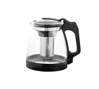 Glass Teapot with Infuser 1000/2000ml Borosilicate Heat Resistant | Teapot with stainless steel infuser, 1000ml & 2000ml options, thermal-shock resistant, clear body for loose leaf & blooming t