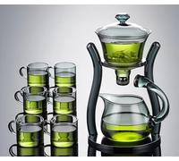 Glass Teapot with Infuser - Heat-Resistant, Elegant Loose Tea Pot for Brewing Tea, Herbal Tea, and Flower Tea - Stovetop Safe Design