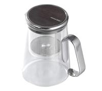 Glass Teapot with Infuser | Magnetic Glass Kettle Teapot with Strainer,Multifunctional Water Separation for Blooming and Loose Leaves Tea