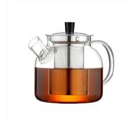Glass Teapot with Removable Infuser,Ehugos 800ml Stovetop Safe Small Tea Pot, Blooming and Loose Leaf Hand Crafted Kettle for Women and Adult with Stainless Infuser