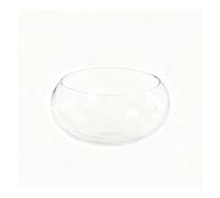 Glass Terrarium Bowl Planter For Hydroponics, Home Décor Weddings Clear Wide-Mouth Vase For Succulents, Air Plants, Floral Arrangements(S)