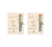 Glass Test Tube Wooden Money Holder For Communion Ceremony Boys Girls Gift Multipurpose Home Decoration Souvenir First Communion Souvenir Box For Kids