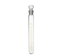 Glass Test Tubes, 15mL Glass Tube With Graduation And Glass Stopper Transparent