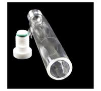 Glass Test Tubes, High Borosilicate Glass Pressure Bottle With PTFE Threaded Cap 6 Atmospheres Multiple Sizes(10ml flat bottom)