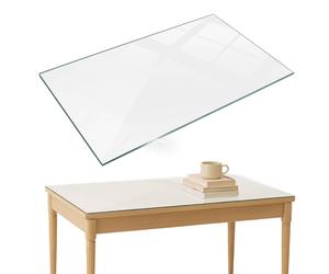 Glass Top For Coffee Table Dining Room Solid White Without Pattern 120x80 cm