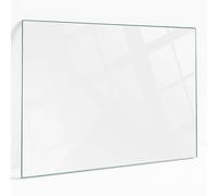 Glass Top Replacement Protector Coffee Table Dining Smooth White Color 80x60