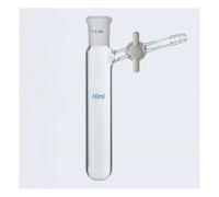 Glass Tubes, Lab Glass Grinding Mouth Reaction Tube With PTFE Piston 10-250ml Caliber 19 & 24(25ml caliber24)