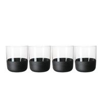 Glass Tumbler by Villeroy & Boch Manufacture Rock Design Set of 4