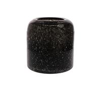 Glass Vase Slate Black 16 cm