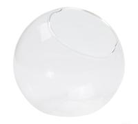 Glass Vase with Open Mouth for Succulent Plant Terrarium Containers and Flower Pots, Landscape Style Decoration (A)