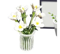 Glass Vases for - Versatile Compact High Performance Flowers Figurines, Decorative Aesthetics, Ergonomic, Small Vase Centerpiece | Multipurpose Outdoor Indoor Utility Portable