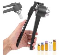 Glass Vial Crimper,Manual Vial Sealing Machine,Stainless Tool Convenient Sealing