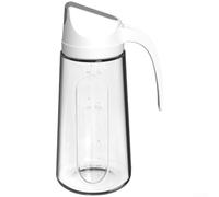 Glass Vinegar Dispenser 500ml Auto Close Lid Kitchen(750ml-white)