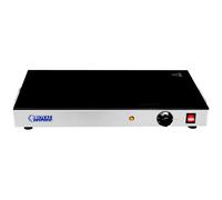 Glass Warming Tray 260 Watts Glass Surface - Warming Trays by Royal Catering Silver