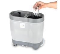 Glass Washer, Automatic Glass Washing Machine, with Ring-shaped and Cylindrical Brush, Simple Installation, for Parties,Coffee Shops