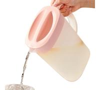 - Glass Water | Beverage Container Large Jar 2500 Ml Cold For Coffee, Soy Milk, Friendly Storage Solution