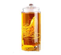 Glass Water Dispenser,Drink Dispenser,Water Dispenser with Stand,Lemonade Stand,Glass Drink Dispenser for Both Iced Or Hot Drinks,Water,Juice,Ice Wine,Coffee,B Faucet,10L