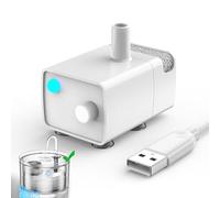 Glass Water Fountain Replacement Pump, Ultra Quiet Auto Shut-Off Pump with Light, Only Compatible with LuvMypett GF222 Pet Water Dispenser