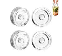Glass Weights for Fermenting - with Easy Grip Handle Fit 7Oz 2.75Inch Jar - Jar Fermenting Weights,for Home Food Shop, Pickle Vegetable and Fruit Ferments