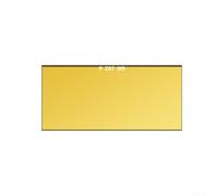 Glass Welding Lens 10.8 X 5.5 Cm For Helmet Shade 9 Through 13 Dual Protection Against Harmful Light Radiation Gold Coated(Number 9)