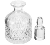 Glass Whiskey Decanter 280ml Elegant Bottle for Brandy and Port