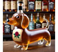 Glass Whiskey Decanter with Stopper, Ideal for Home Bar, Kitchen, and Party Hosting