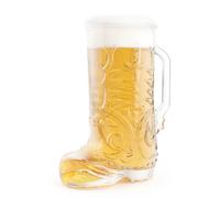 Glass Wild West Boot Final Touch Novelty Drinking Glass for Fun Home Bar Serving