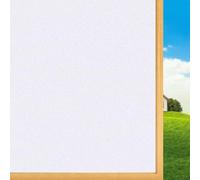 Glass Window Film Privacy 100 x 220 cm Static Cling, No Glue Opaque Window Film Anti-Uv Self Adhesive Vinyl Privacy for Office Bathroom Home, White frosted