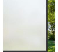 Glass Window Film Privacy 105 x 280 cm Self Adhesive Roll UV Block No Glue Static Cling Vinyl Covering Self-Adhesive Glass Film for Windows for Office Bathroom Home, Pure scrub