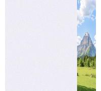 Glass Window Film Privacy 40 x 360 cm No Glue Anti UV Self Adhesive Sun Self Adhesive Vinyl Privacy Film for Office Bathroom Home, White frosted