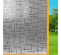 Glass Window Film Privacy 90 x 100 cm Self Adhesive Static Cling Removable Without Glue Or Residue Windows Frosted Static Cling for Office Bathroom Home, Doji