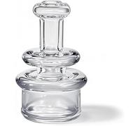 Glass Wine and Beverage Bottle Stoppers, Decorative Clear Candy Jars Lids, Glass Attachment Accessories Pro Dry Top (Type A)