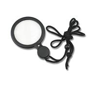 Glass with Light 4X & 8X Portable Neck Wear Magnifier Perfect for Reading Books Jewelry Repair Handcraft Hanging Magnifier Glass