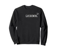 Glassblowing Art Flame Craft Molten Glass Studio Sculpture Sweatshirt