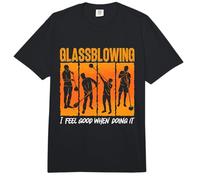 Glassblowing I Feel Good When Doing It Lampwork Glassblowing Comfort Colors Adult Heavyweight T-Shirt
