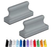 Glassboard Studio Mega Magnets - Neodymium - Heavy Duty, Colorful, Ergonomic, Ideal for Crafting, Quilting, and as Magnetic Knife Holders (2, Steel Gray Pawn)
